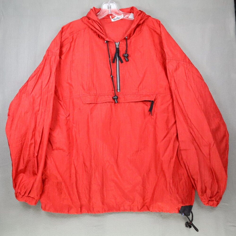 Vintage Marlboro Jacket Unlimited Packable Windbreaker Nylon Pullover Adult XL